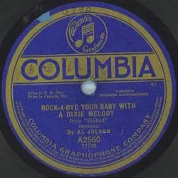 Rock-A-Bye Your Baby with a Dixie Melody