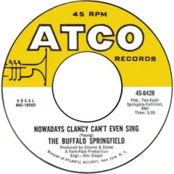 Nowadays Clancy Can't Even Sing
