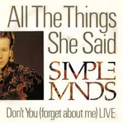 All the Things She Said