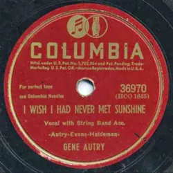 I Wish I Had Never Met Sunshine