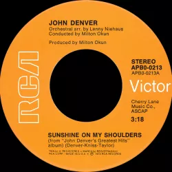 Sunshine on My Shoulders