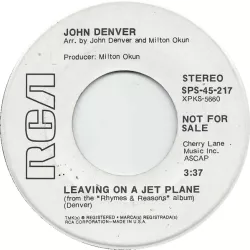 Leaving on a Jet Plane