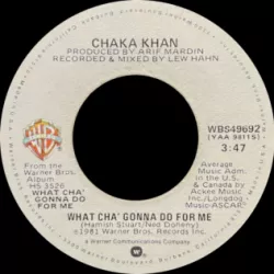 What Cha' Gonna Do for Me