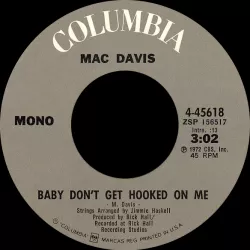 Baby Don't Get Hooked on Me