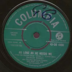 As Long as He Needs Me
